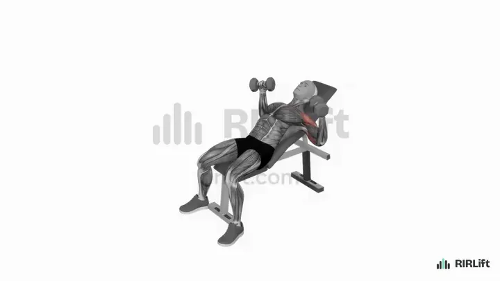Alternating Incline Dumbbell Press demonstration