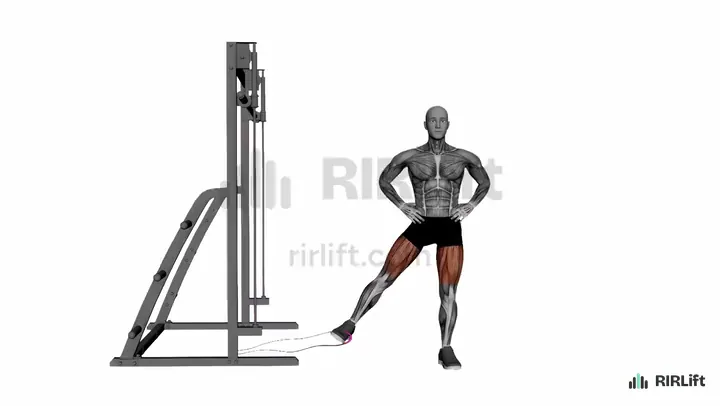 Band Hip Adduction start position