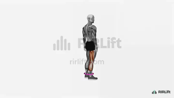Band Leg Curl start position