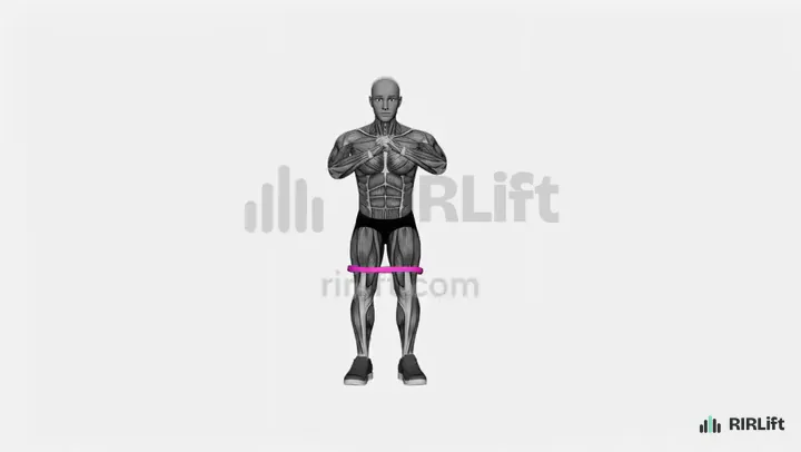 Band Standing Hip Abduction start position