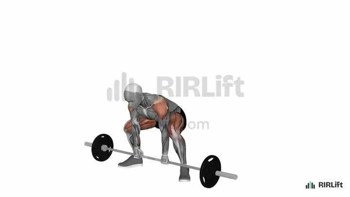 Barbell High Pull start position