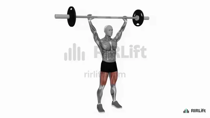 Barbell Overhead Squat demonstration