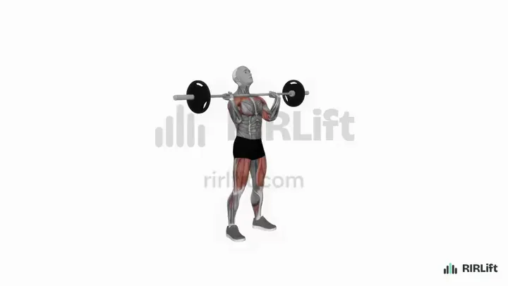 Barbell Thruster demonstration