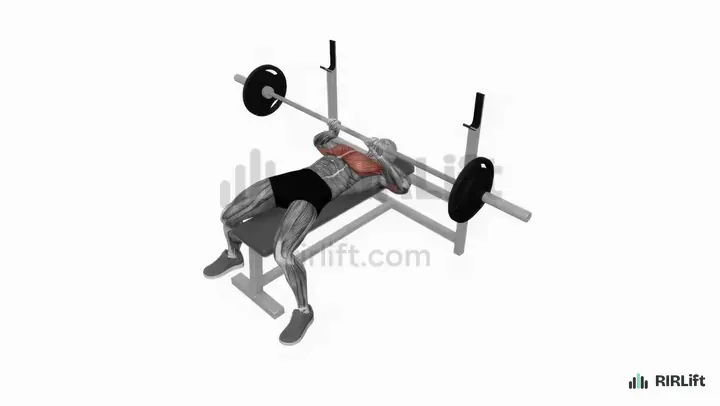 Close-Grip Bench Press start position