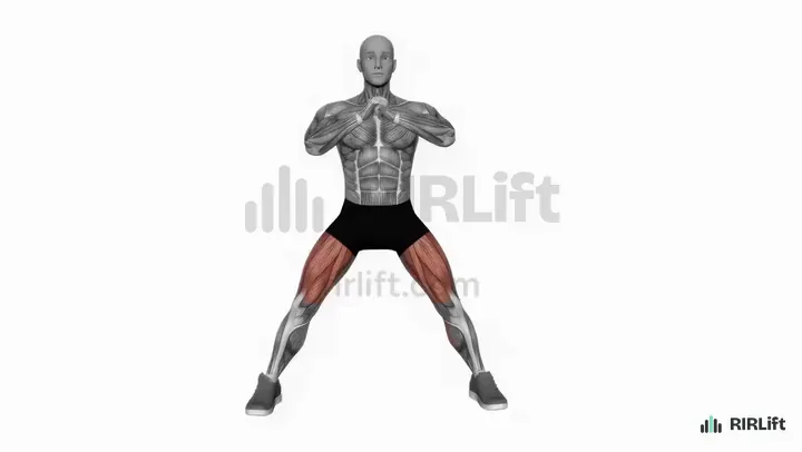 Cossack Squat start position
