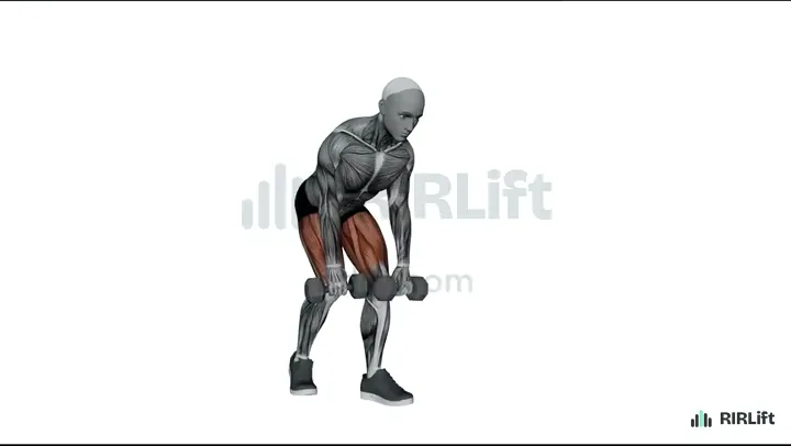 Dumbbell B-Stance RDL demonstration