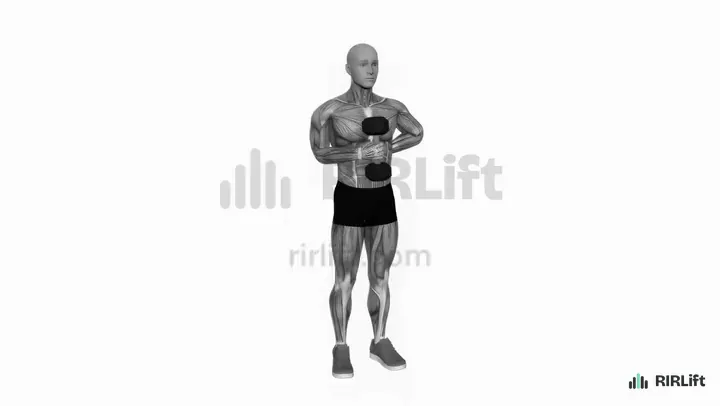 Dumbbell External Rotation start position