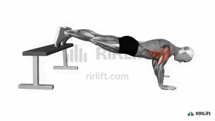 Decline Push-Up start position