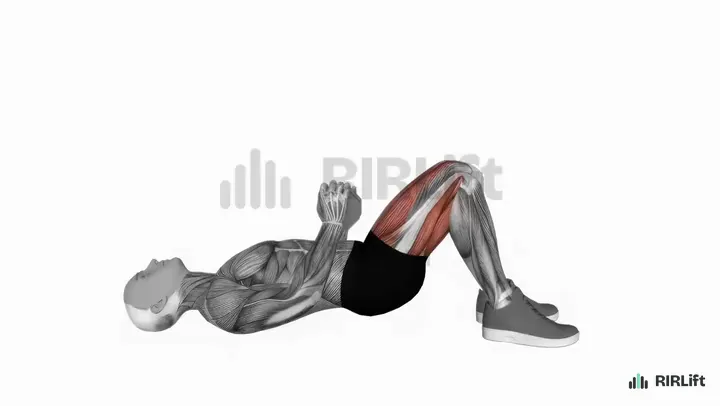 Dumbbell Glute Bridge start position