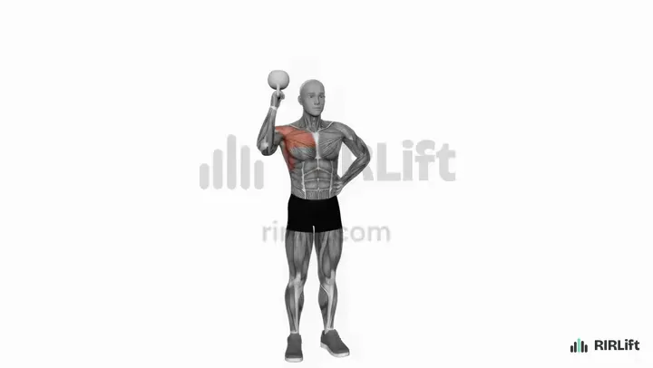 Kettlebell Bottoms-Up Press demonstration