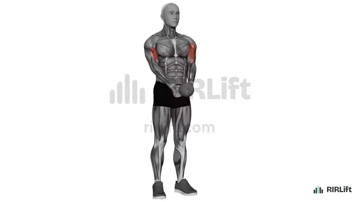 Kettlebell Goblet Curl demonstration