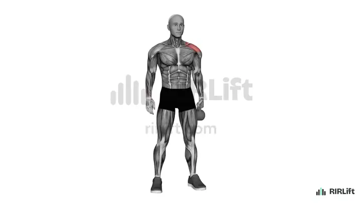 Kettlebell Lateral Raise start position