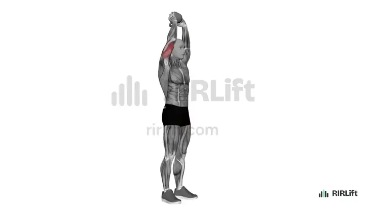 Kettlebell Overhead Triceps Extension demonstration