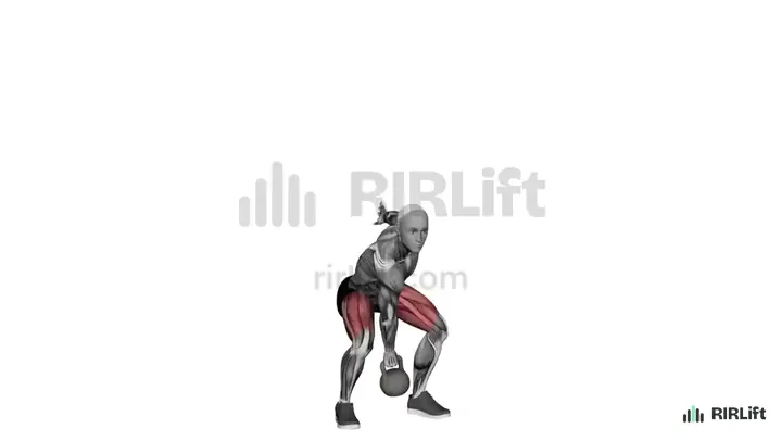 Kettlebell Snatch start position