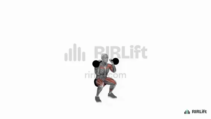 Kettlebell Thruster demonstration