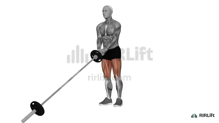 Landmine Lateral Lunge demonstration