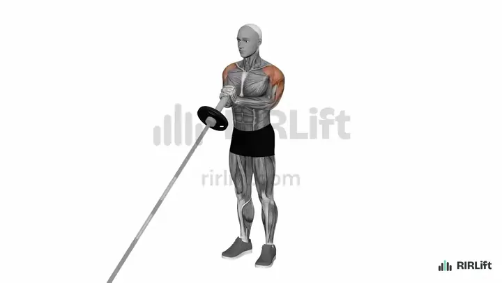 Landmine Press start position