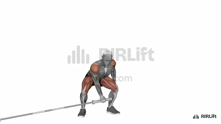 Landmine Rotational Press start position