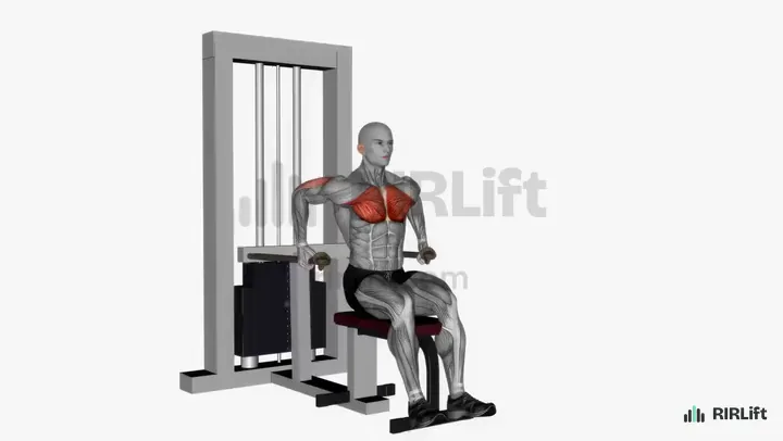 Machine Chest Dip start position