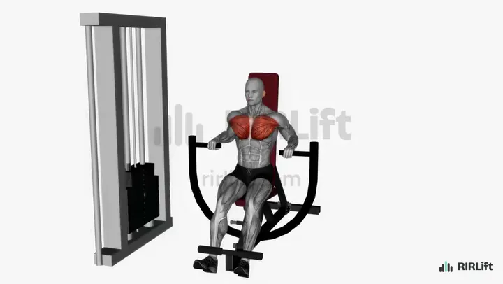 Machine Decline Press start position