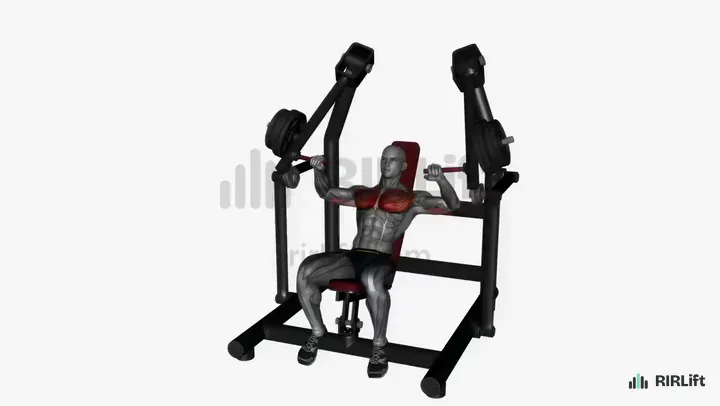 Machine Incline Press start position