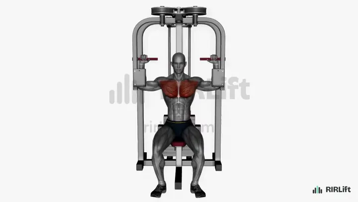 Pec Deck Fly start position