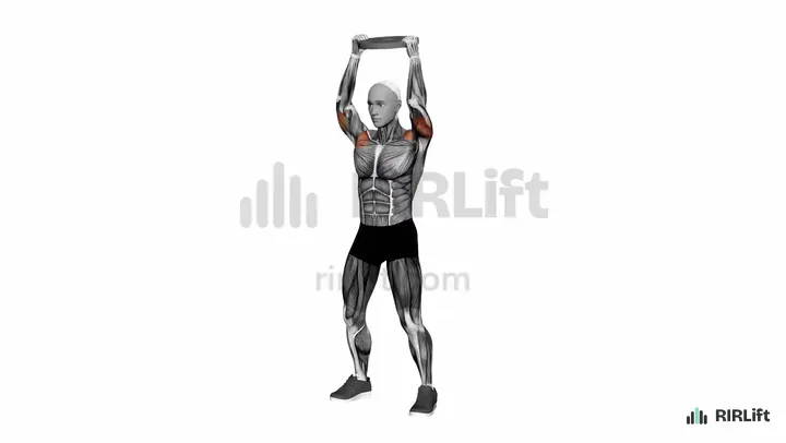 Plate Overhead Triceps Extension demonstration