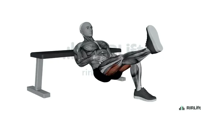 Single-Leg Hip Thrust start position