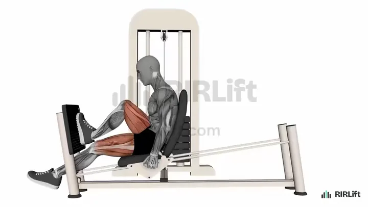 Single-Leg Leg Press start position
