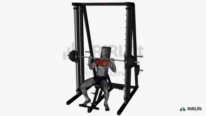 Smith Machine Incline Press start position