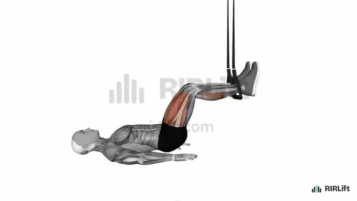 TRX Hip Bridge start position