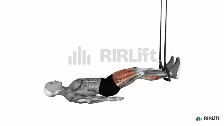TRX Leg Curl start position
